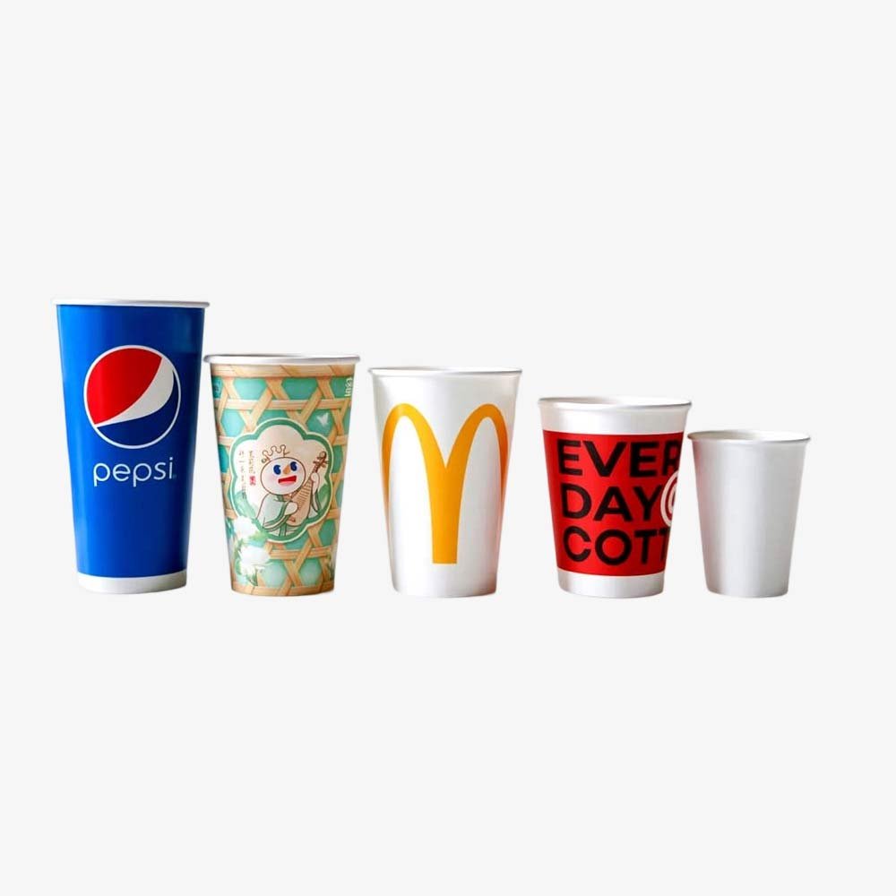 branded paper cups pepsi mcdonalds mixed sizes