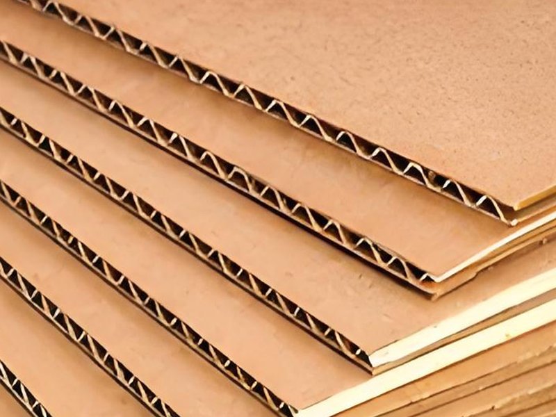corrugated cardboard stack