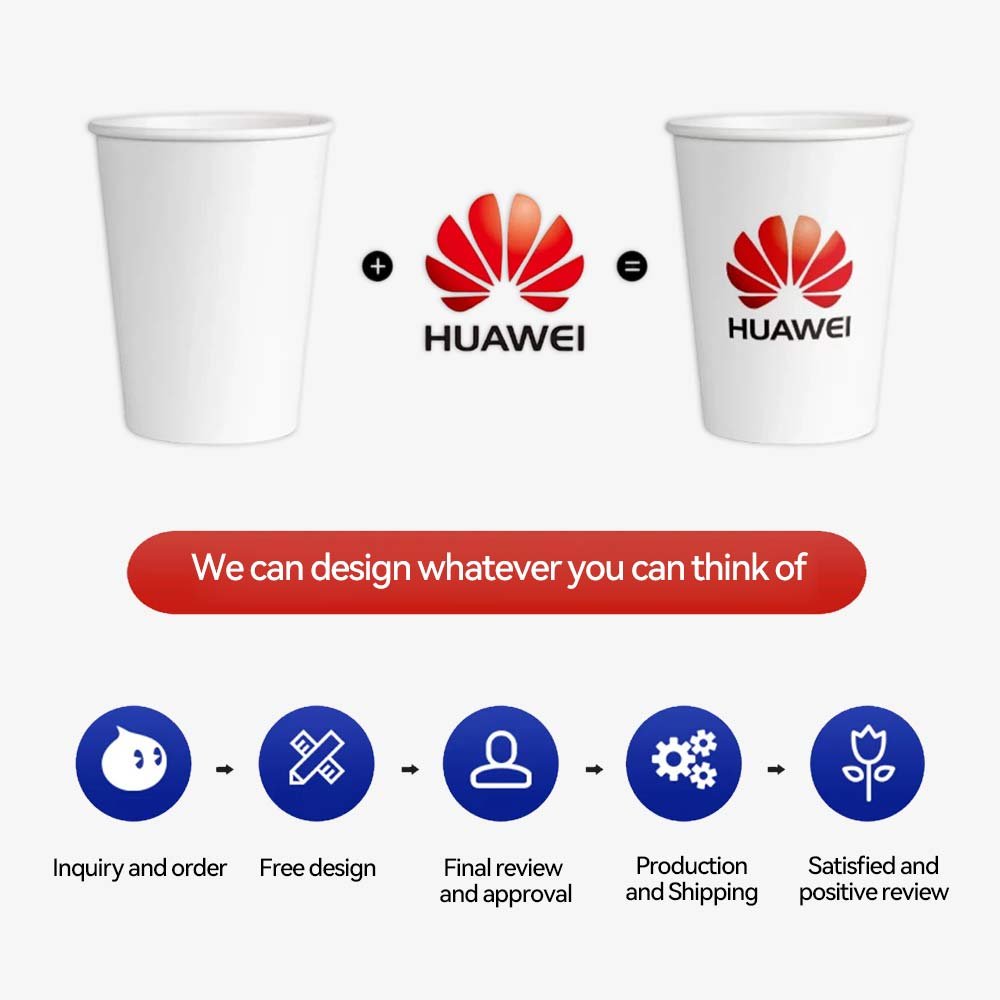 custom paper cup logo design service