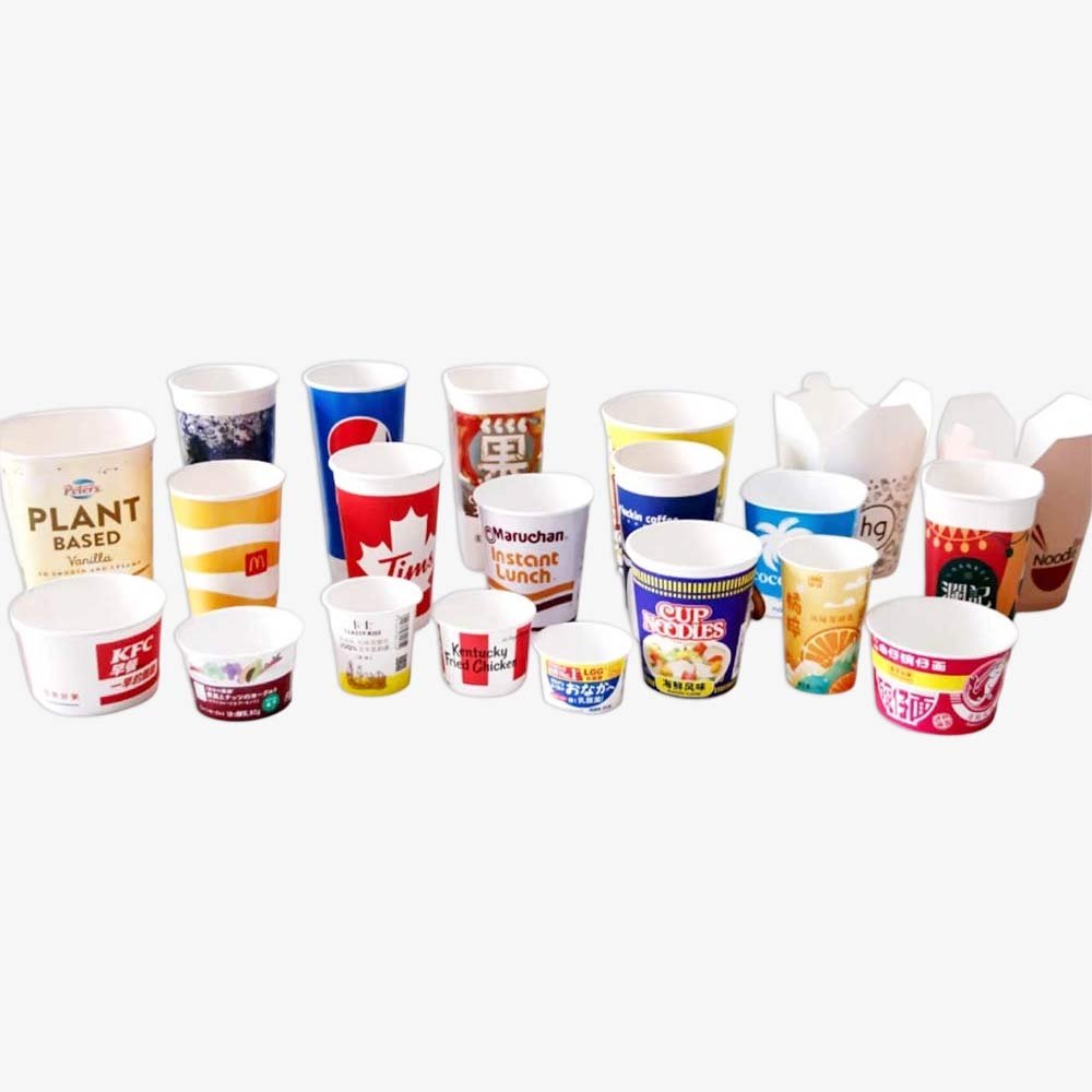 custom printed paper cups multiple brands and sizes