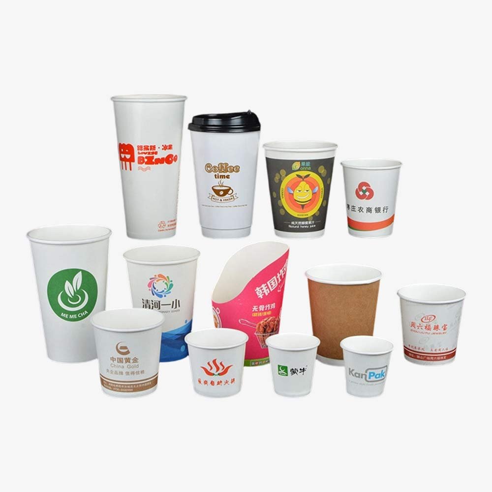 custom printed paper cups multiple brands
