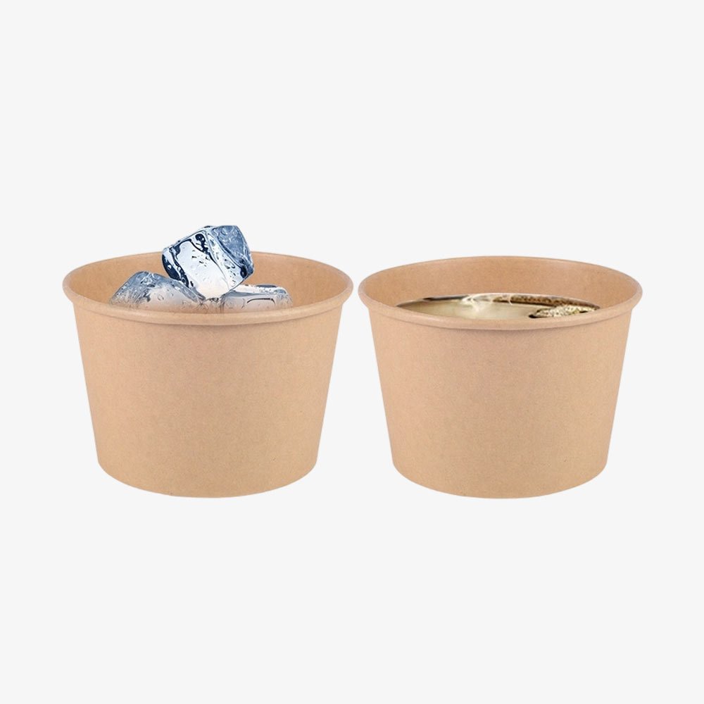 kraft paper bowls hot cold food