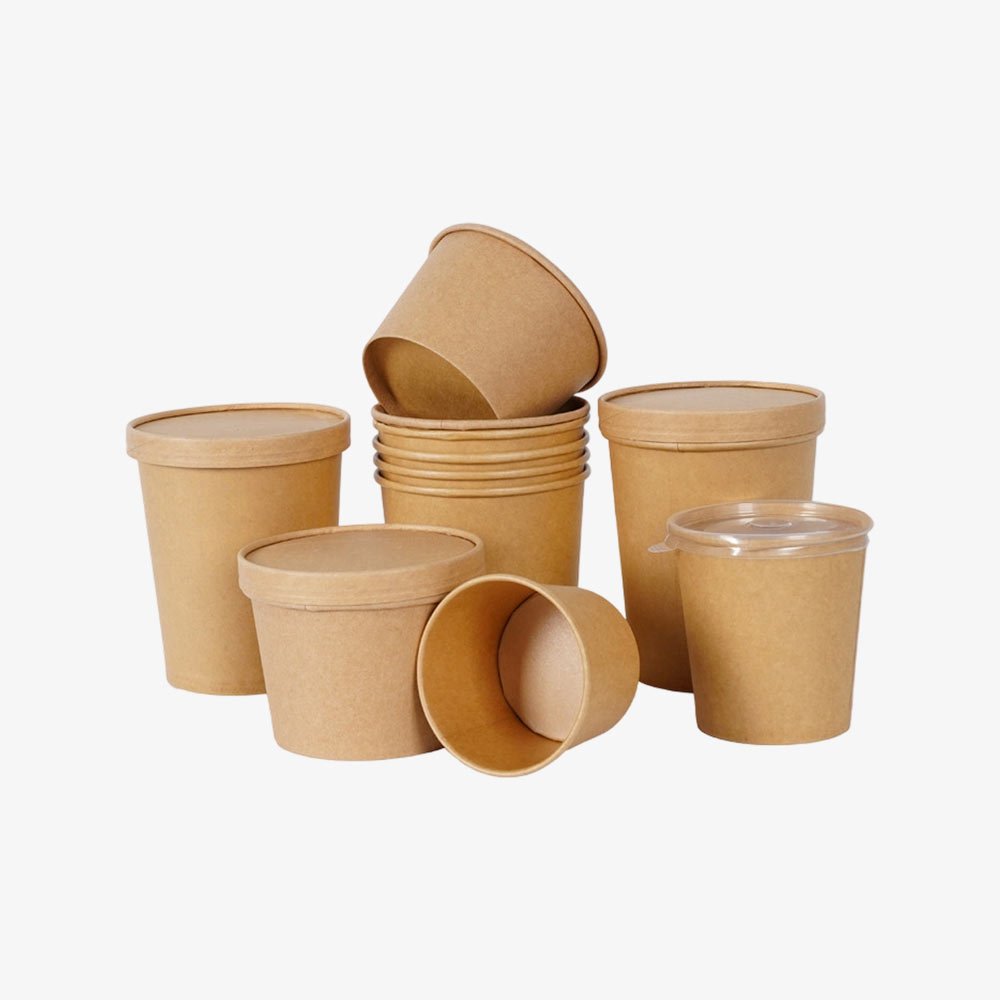 kraft-paper-food-buckets-with-lids