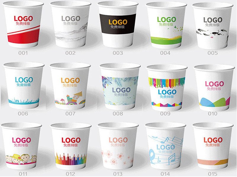logo printed cup designs collection