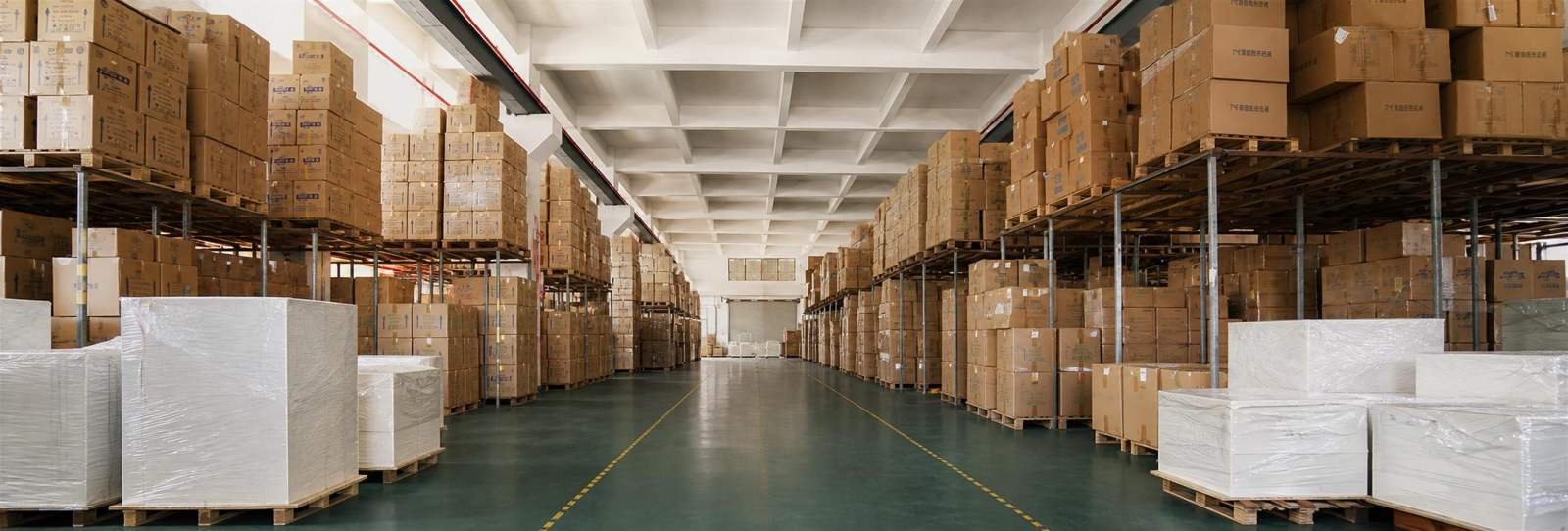 paper cup export warehouse storage banner
