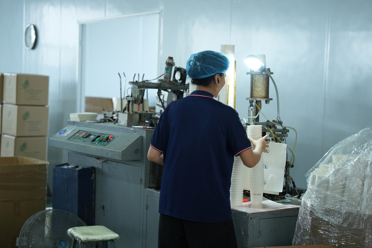 paper cup machine operator