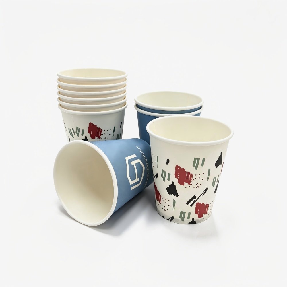 single wall paper cold cups group 4oz to 22oz