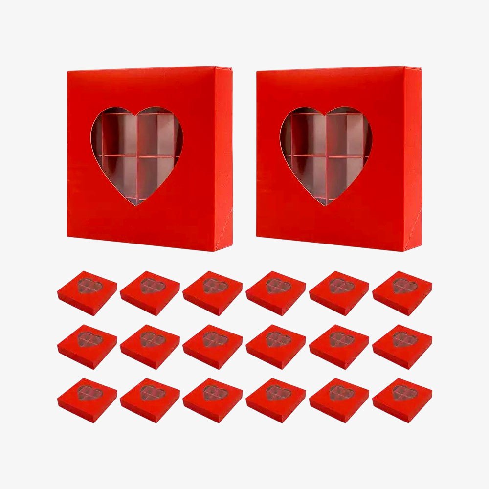 chocolate-packaging-red-heart-window-boxes-set