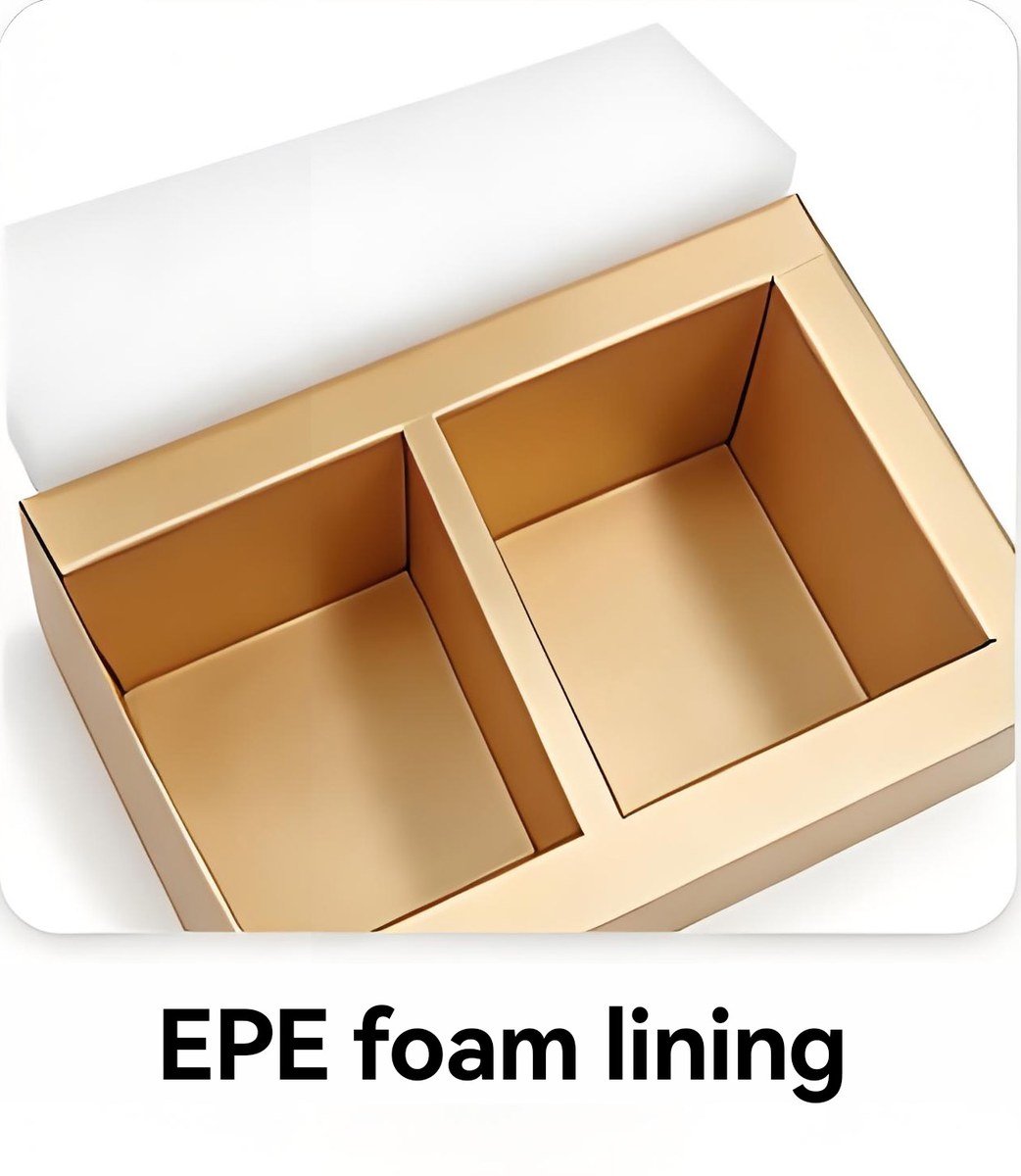 EPE foam lining for chocolate box protection