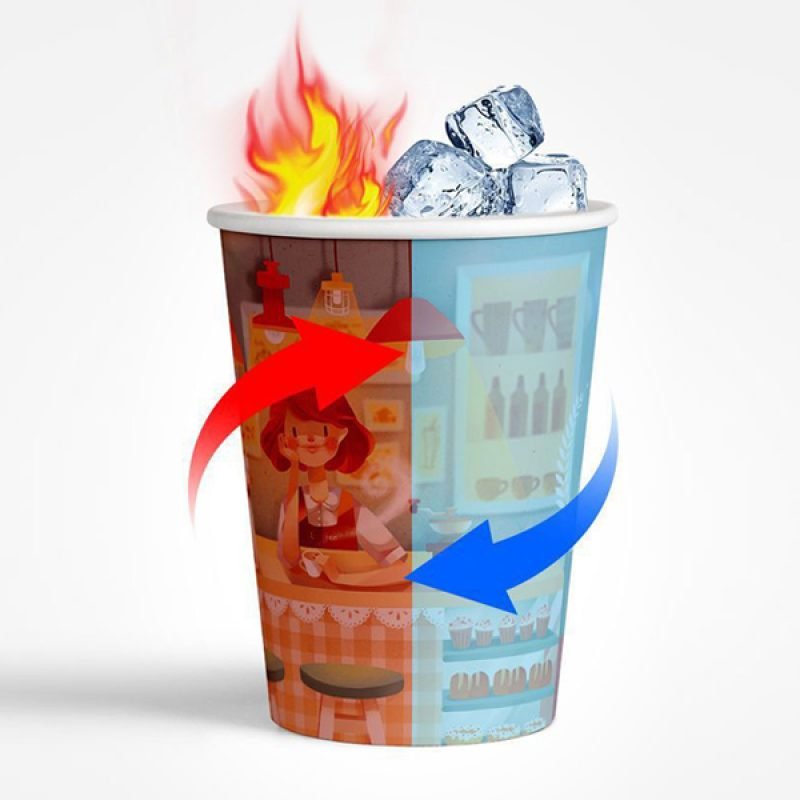 paper cup hot cold resistant test